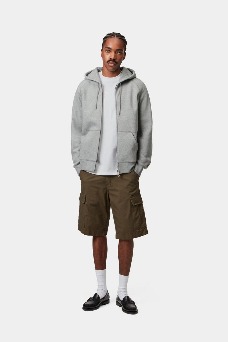 Carhartt Hooded Chase Jacket - Grau meliert / Gold