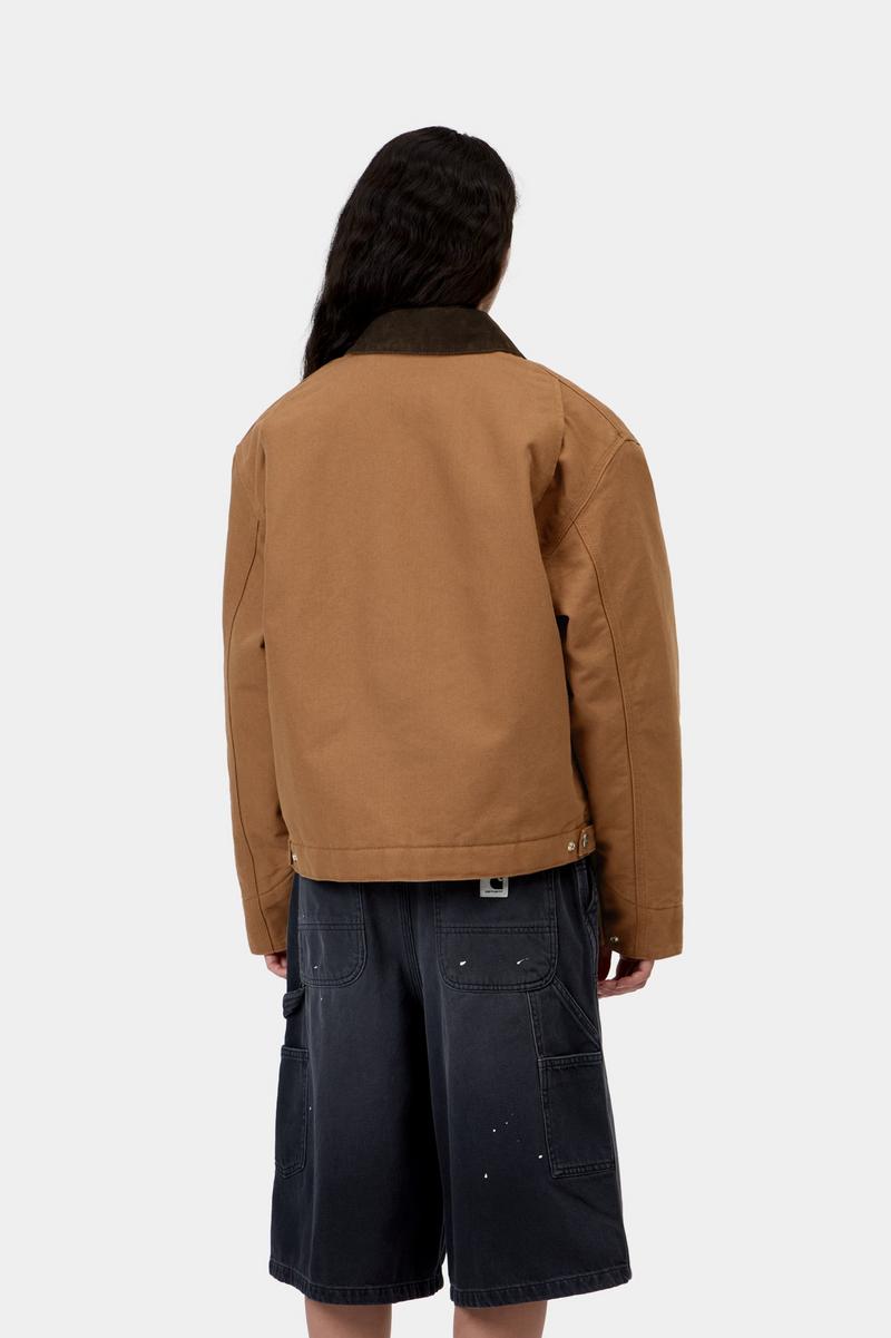 Carhartt OG Detroit Jacket (Winter) - WIP H Braun / Tabak, gespült
