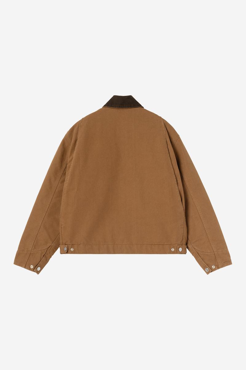 Carhartt OG Detroit Jacket (Winter) - WIP H Braun / Tabak, gespült