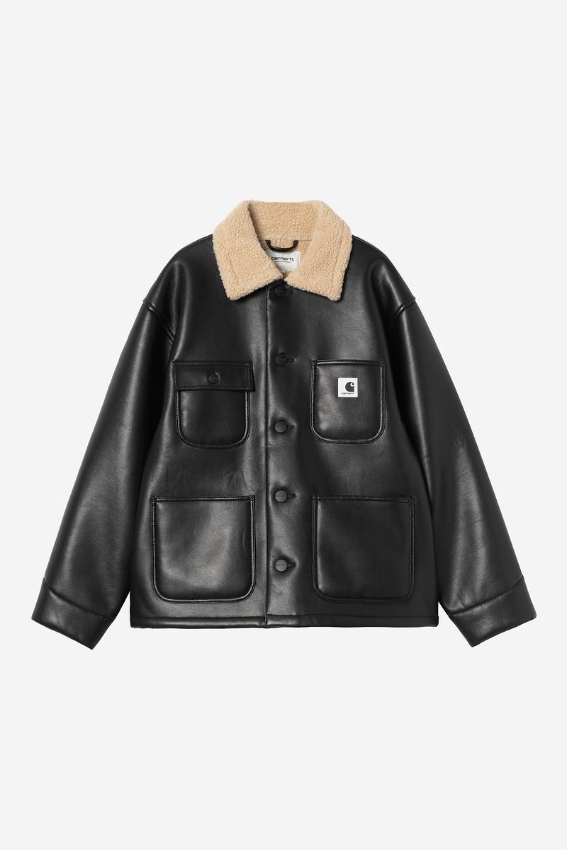 Carhartt Shepton OG Michigan Coat - Schwarz / Natur