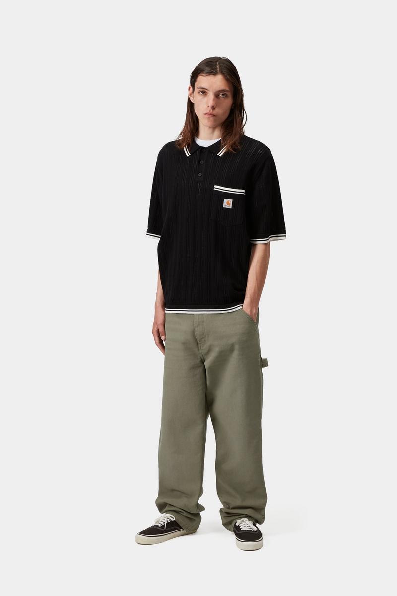 Carhartt Single Knee Pant - Blatt, Steinleinwand