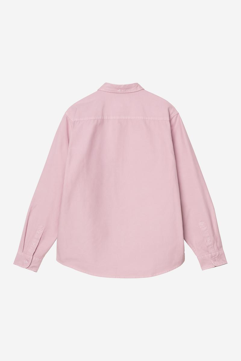 Carhartt L/S Bolton Shirt - Hortensia, stückgefärbt