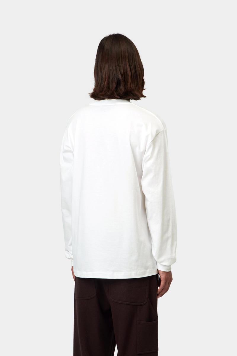 Carhartt L/S Blinkerfluid T-Shirt - Weiß