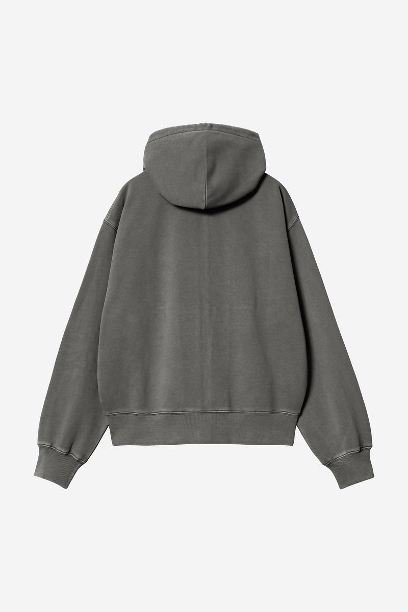 Carhartt Hooded Nelson Jacket - Schwarz, stückgefärbt