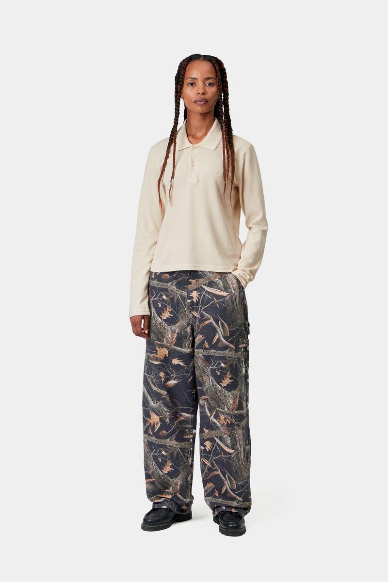 Carhartt L/S Dora Polo - Natürlich, stückgefärbt