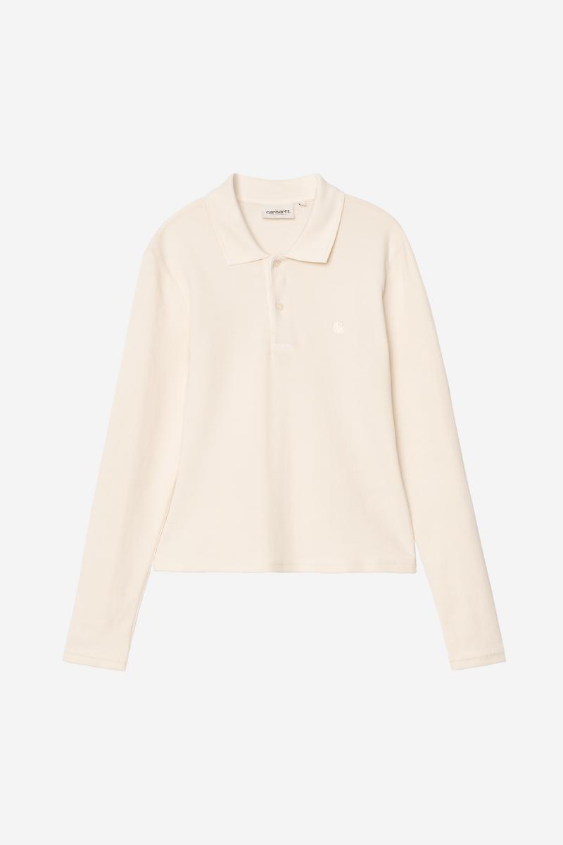 Carhartt L/S Dora Polo - Natürlich, stückgefärbt