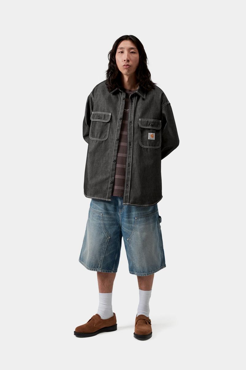Carhartt Tigan Shirt Jac - Schwarz, starr