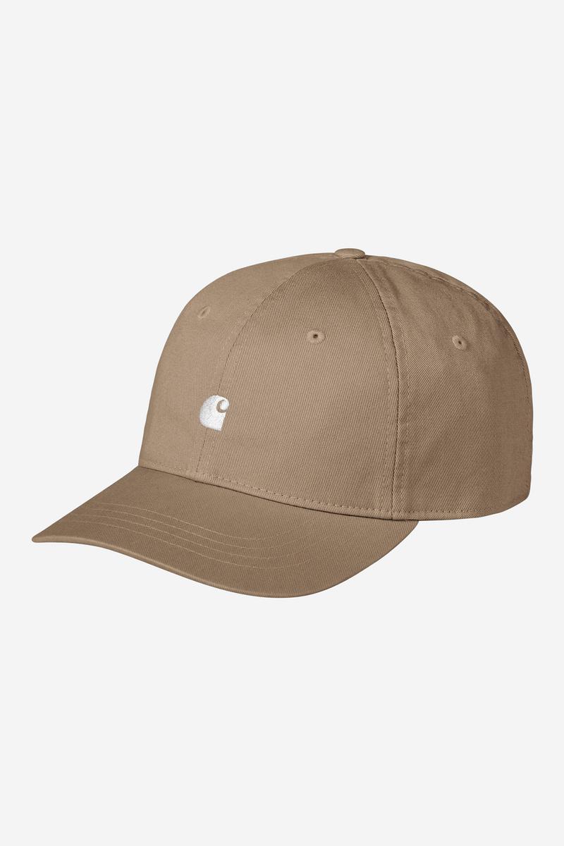 Carhartt Madison Logo Cap - Leder / Weiß