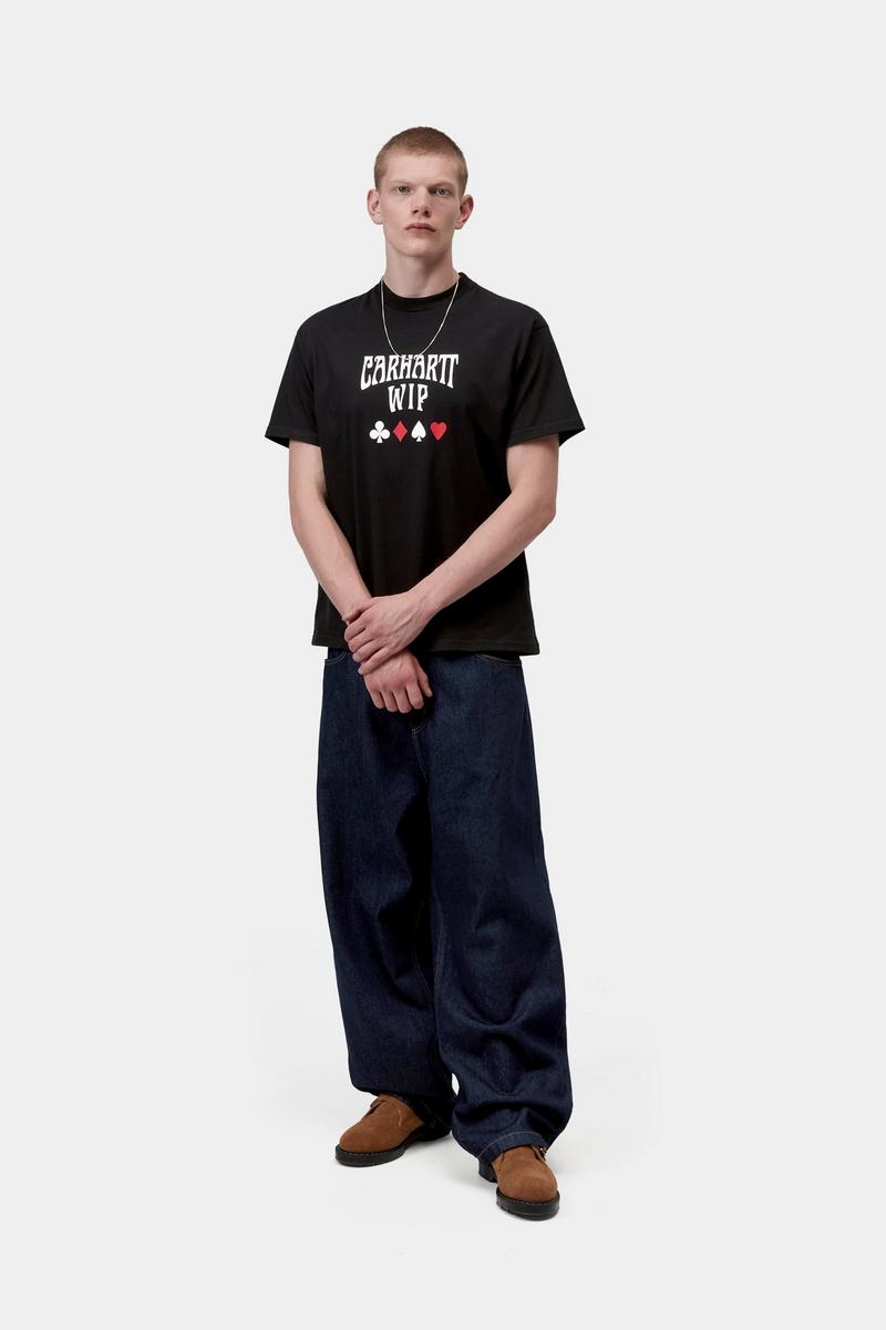 Carhartt S/S Deck Script T-Shirt - Schwarz