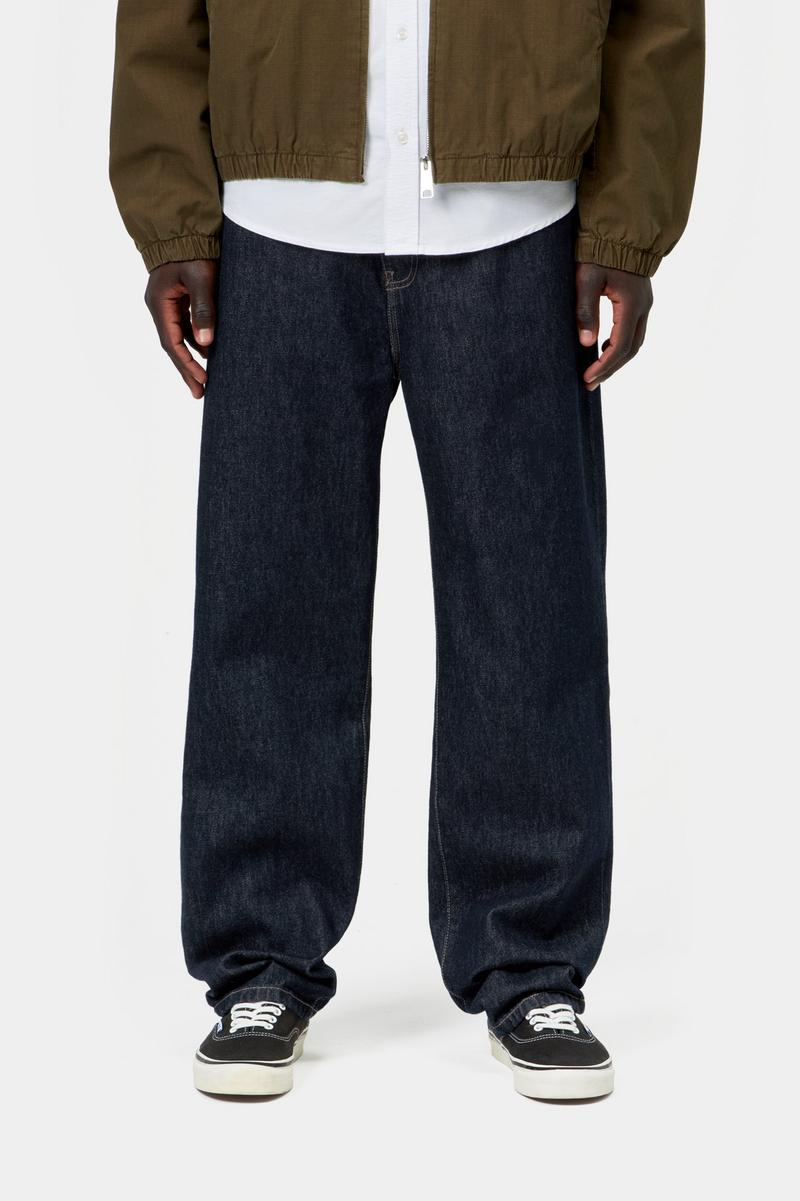 Carhartt Aaron Pant - Blau, gespült