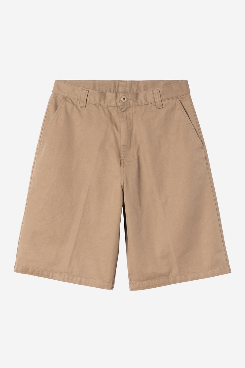 Carhartt Brader Short - Leder, gespült