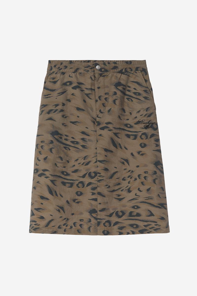 Carhartt Travon Skirt - Entenfederdruck, Zypresse / Schwarz