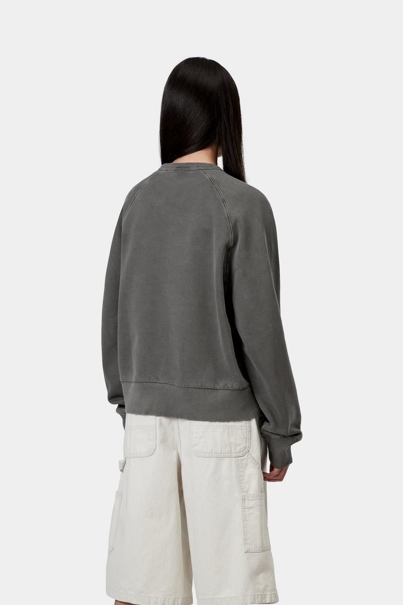 Carhartt Torion Sweatshirt - Schwarz, Grind-Waschung