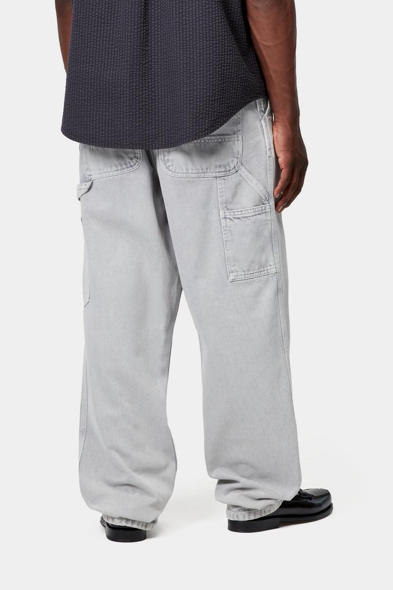 Carhartt Single Knee Pant - Schwarz, Kreidewaschung