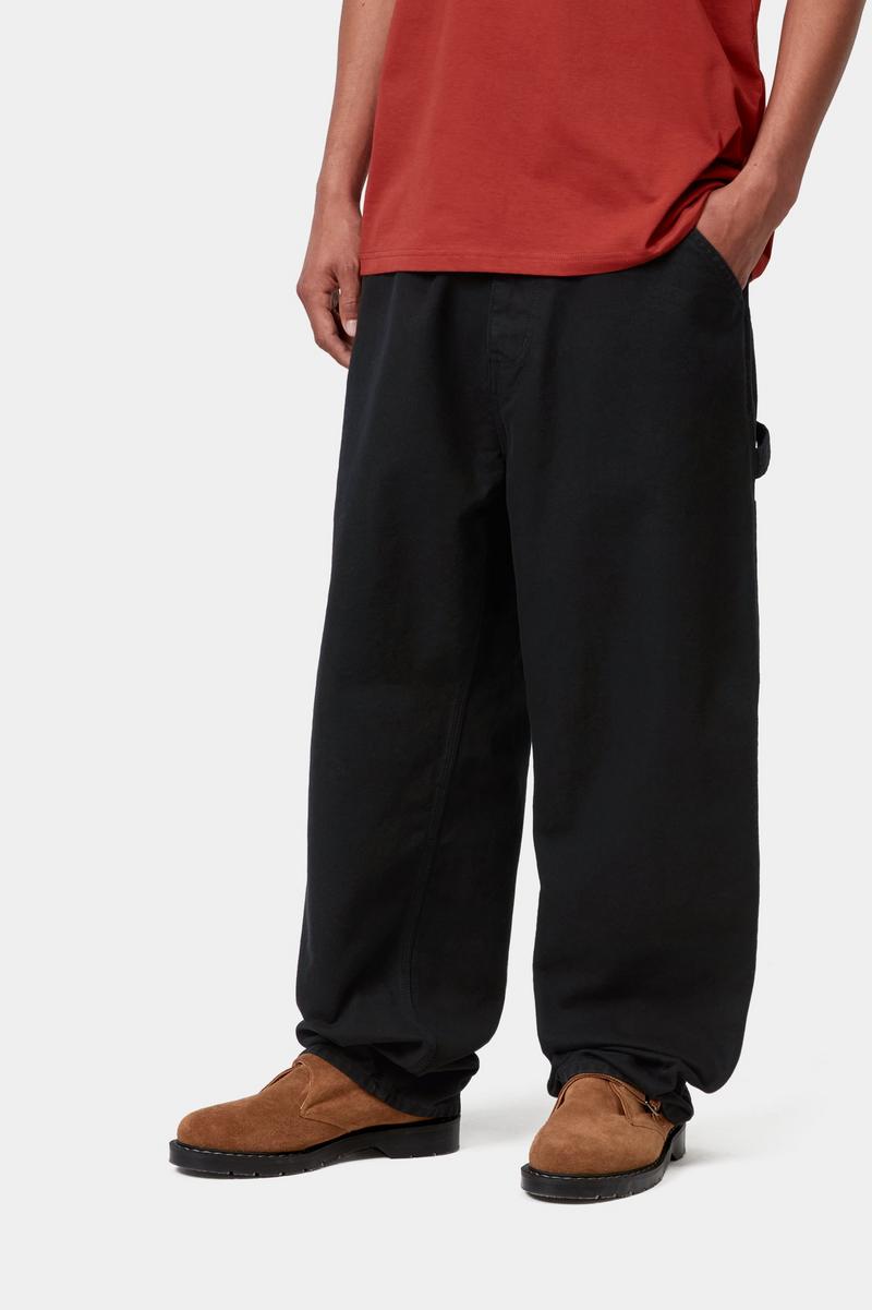 Carhartt OG Single Knee Pant - Schwarz, Stonewashed