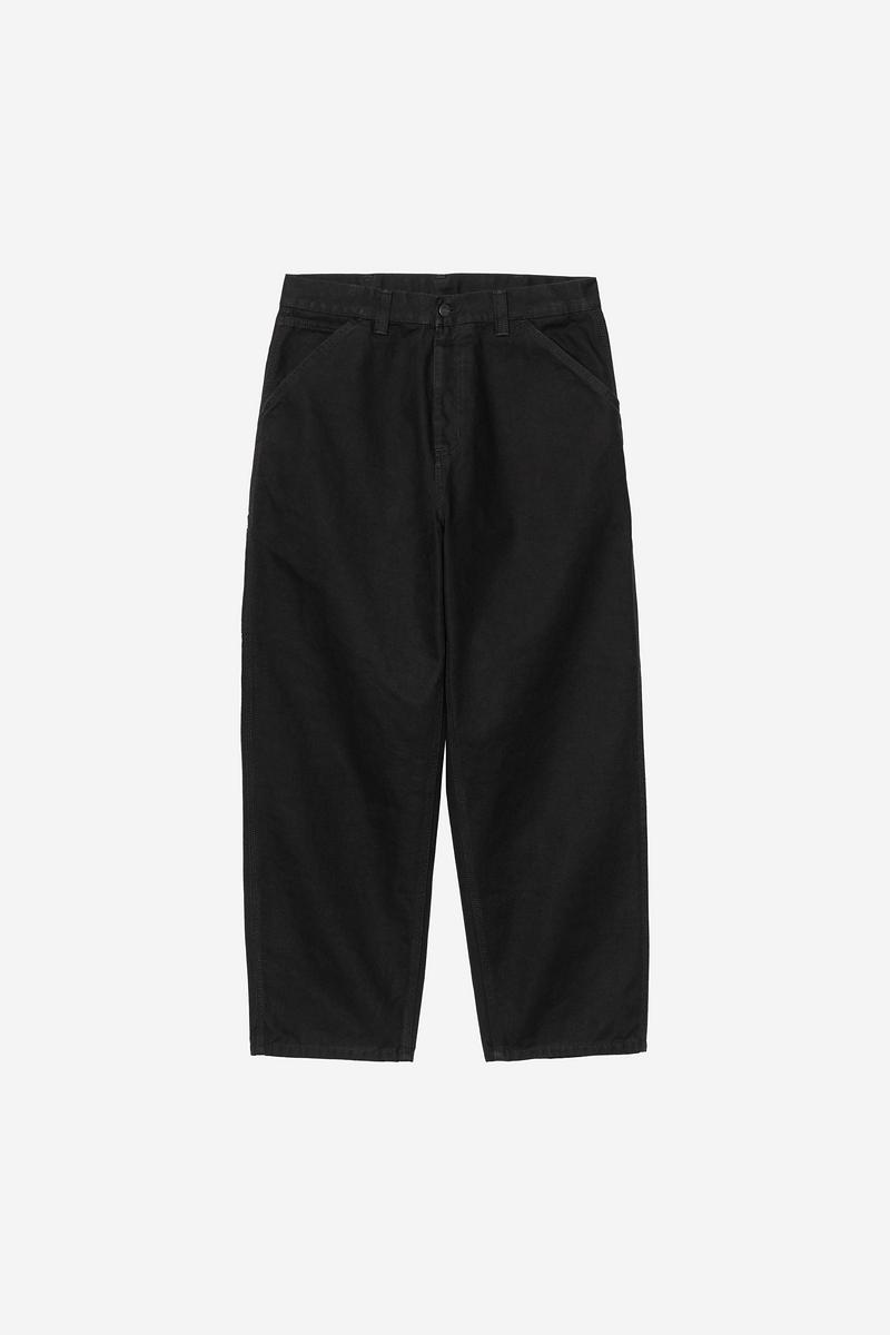 Carhartt OG Single Knee Pant - Schwarz, Stonewashed