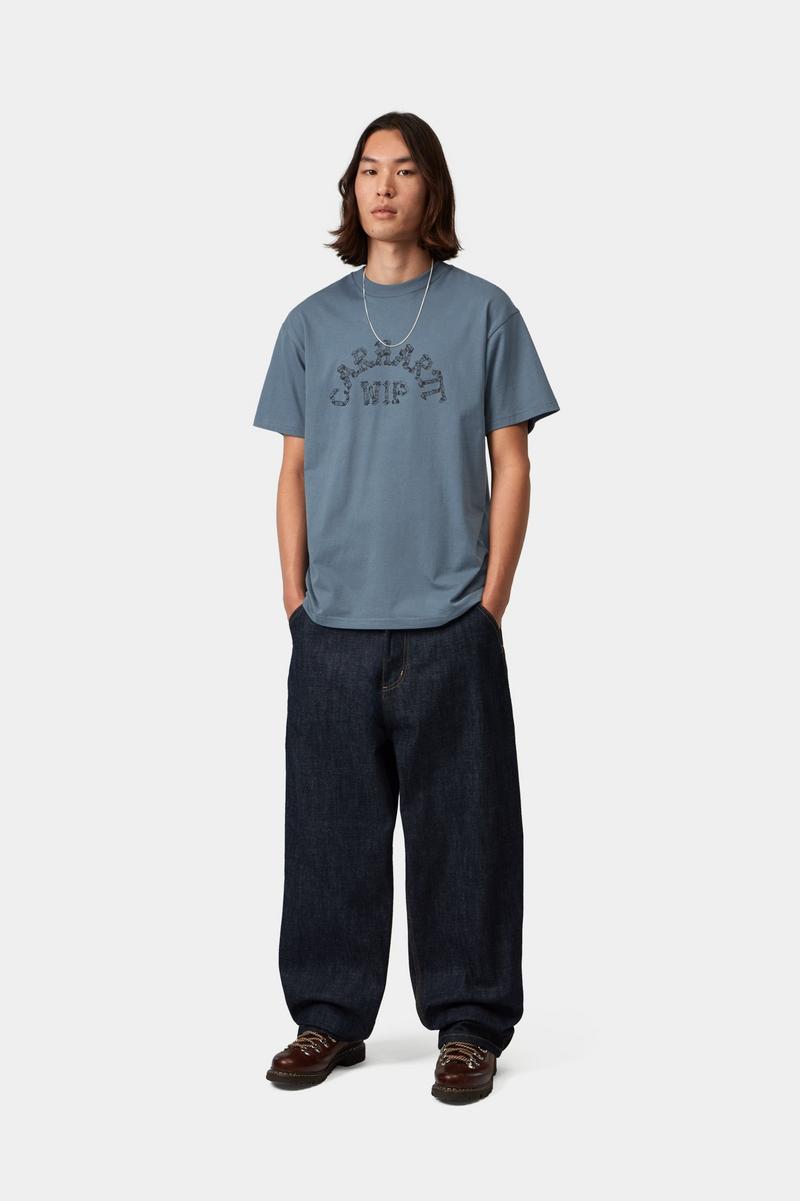 Carhartt S/S Ribbon Script T-Shirt - Eisschild