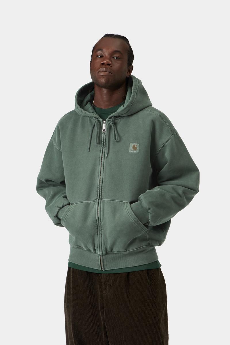 Carhartt Hooded Vista Jacket - Dunkler Skarabäus, stückgefärbt