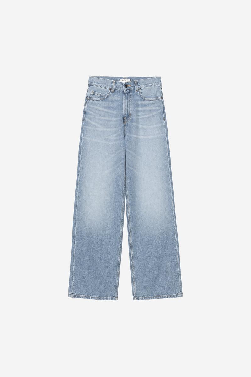 Carhartt Jane Pant - Blauer, schwerer echter Stein