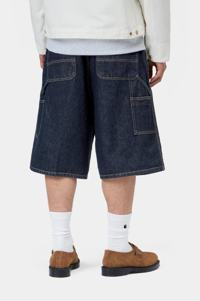 Carhartt OG Single Knee Short - Blau, gespült