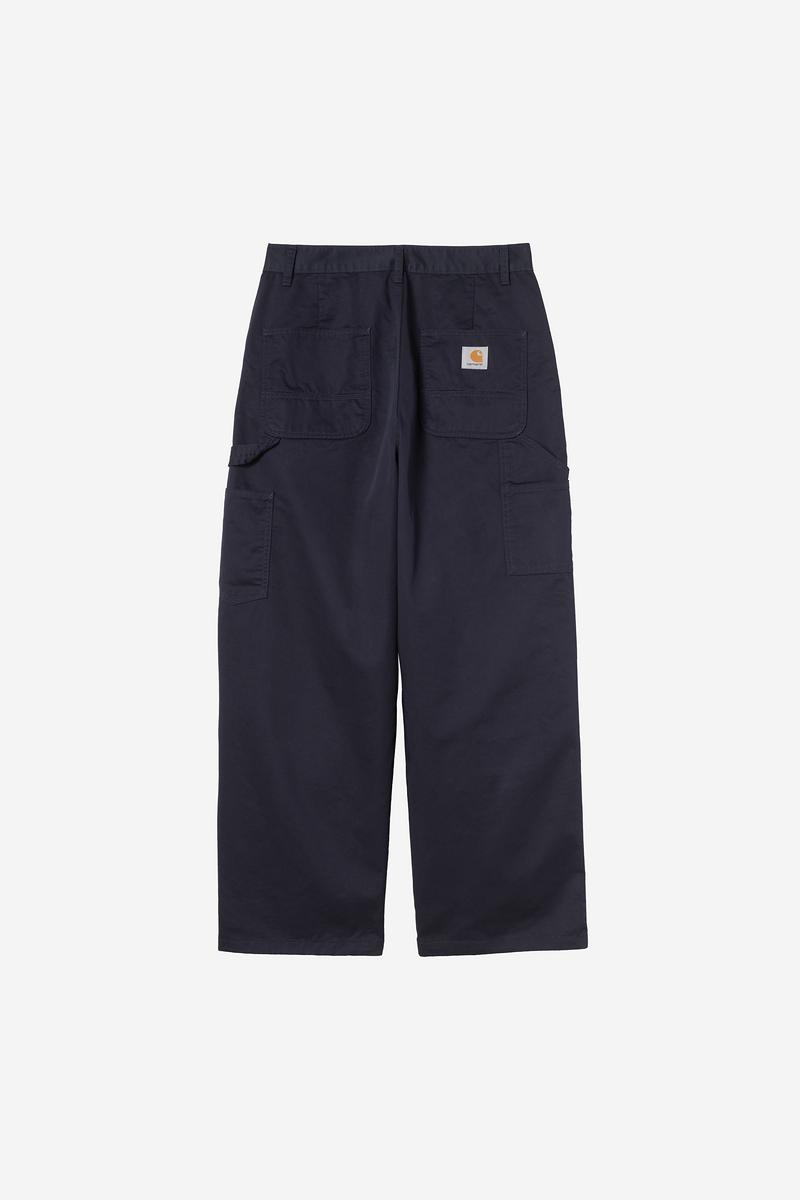 Carhartt Brockman Pant - Dunkles Marineblau, gespült