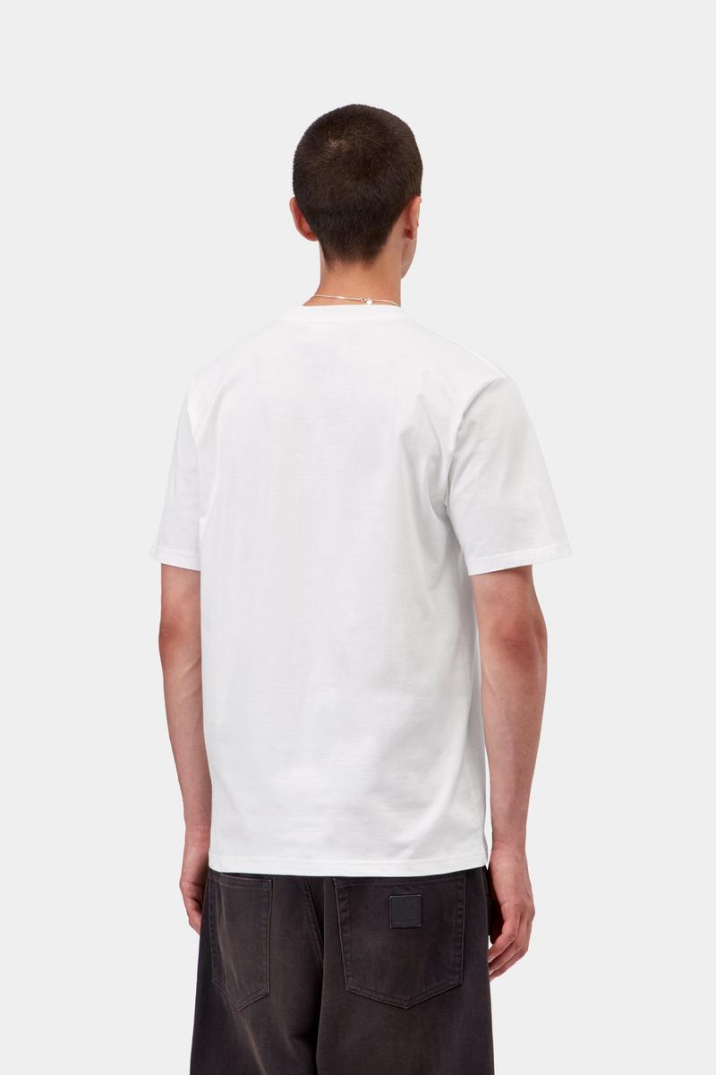 Carhartt S/S Small Heart T-Shirt - Weiß / Rot