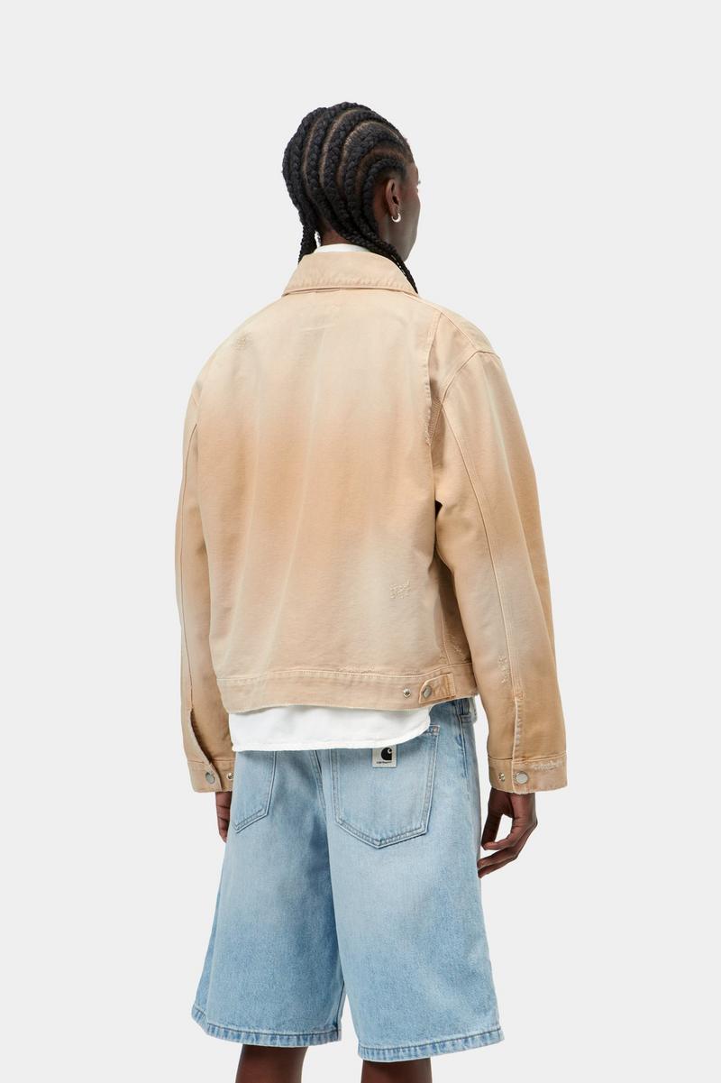 Carhartt OG Arcan Jacket - Dusty H Brown / Dusty H Brown, Destroy-Waschung