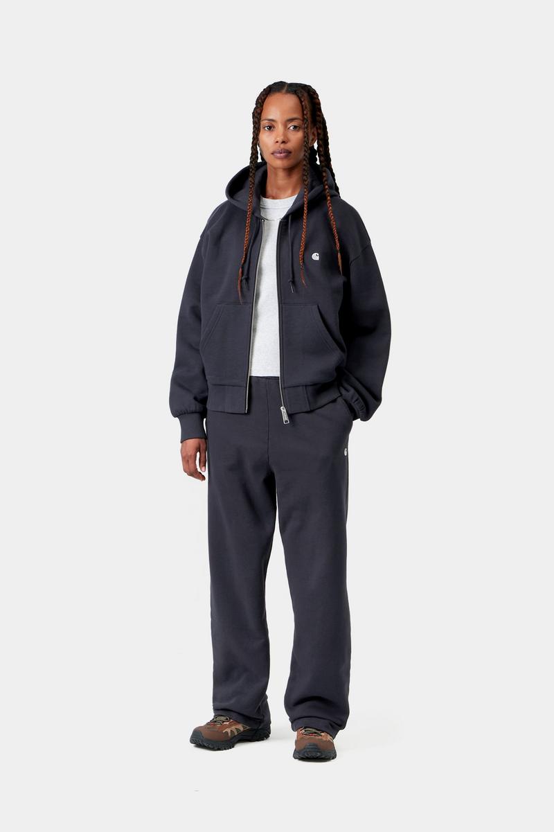 Carhartt Hooded Casey Jacket - Dunkles Marineblau / Silber