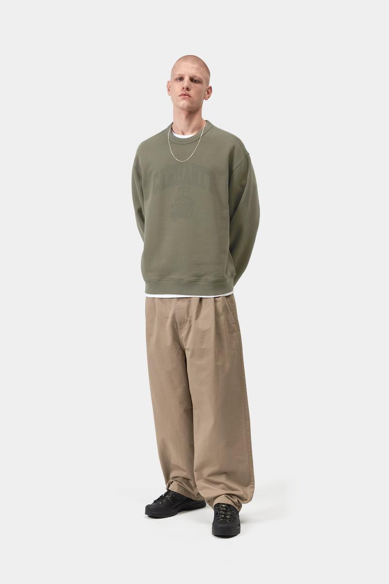 Carhartt Faded Pond Corps Sweatshirt - Zypresse, schwere Steinwäsche