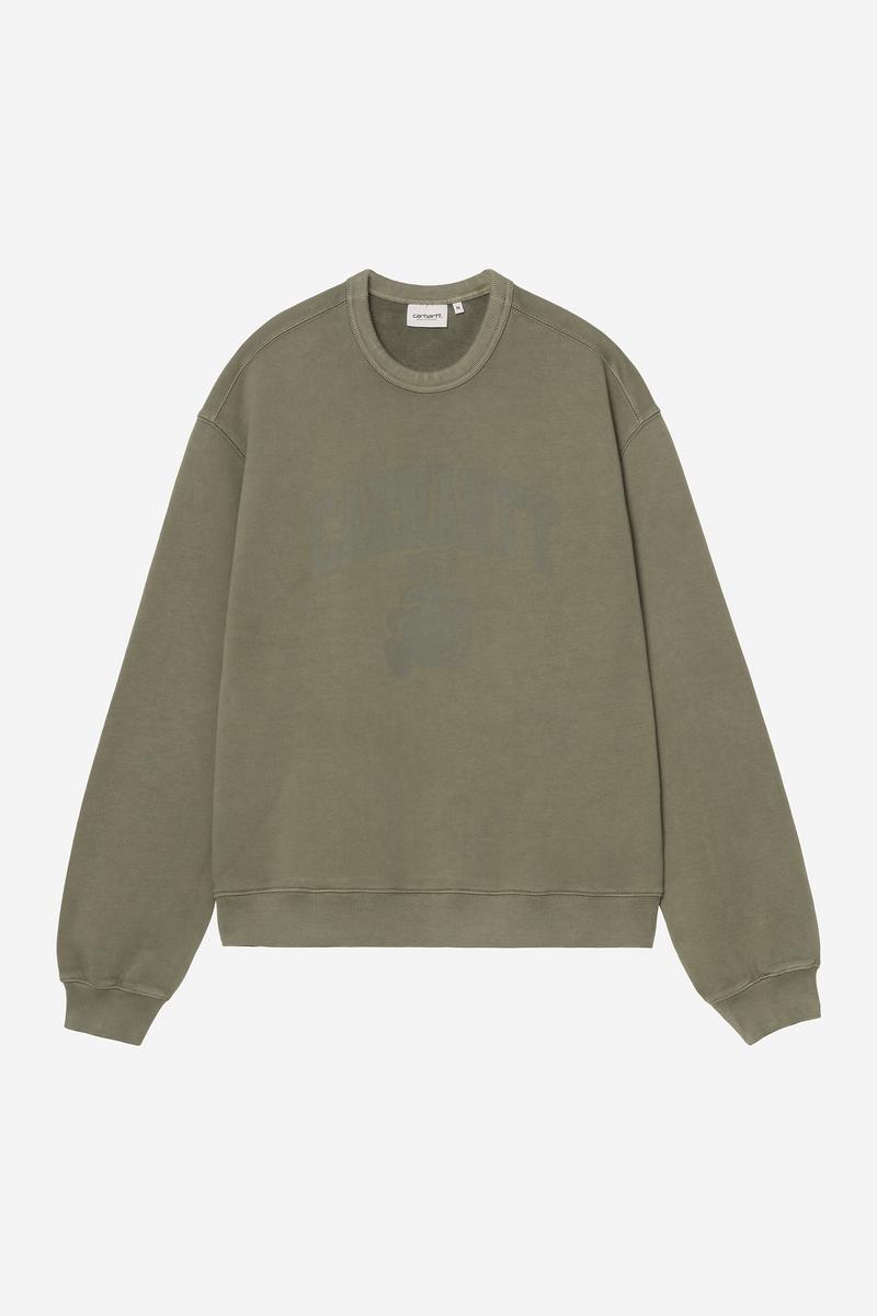 Carhartt Faded Pond Corps Sweatshirt - Zypresse, schwere Steinwäsche