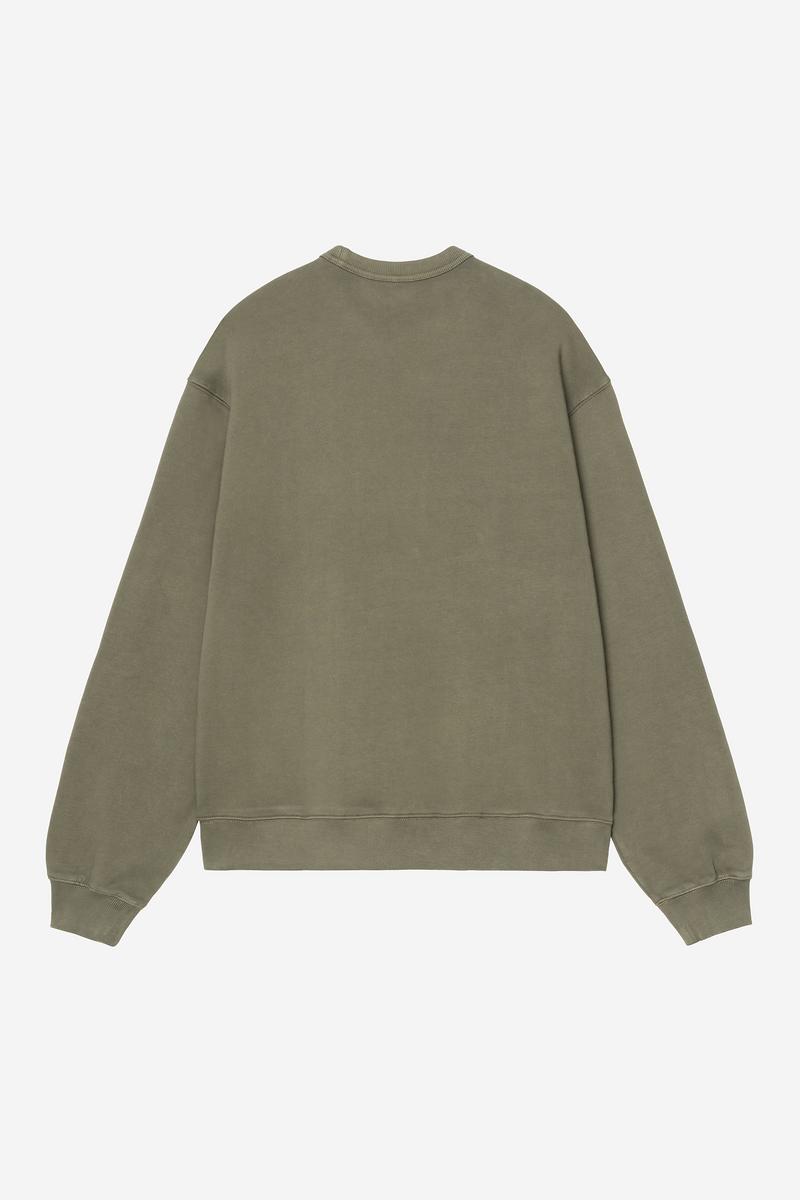 Carhartt Faded Pond Corps Sweatshirt - Zypresse, schwere Steinwäsche