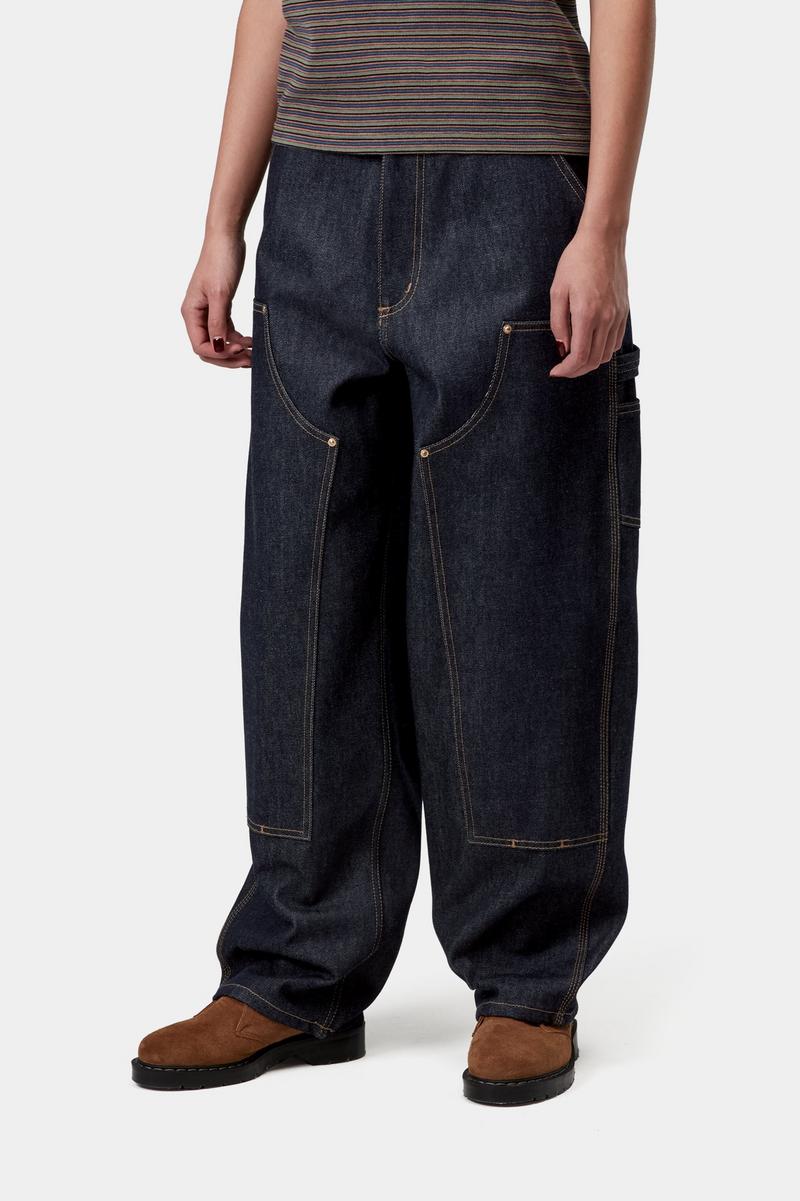 Carhartt Brandon Double Knee Pant - Blau, starr