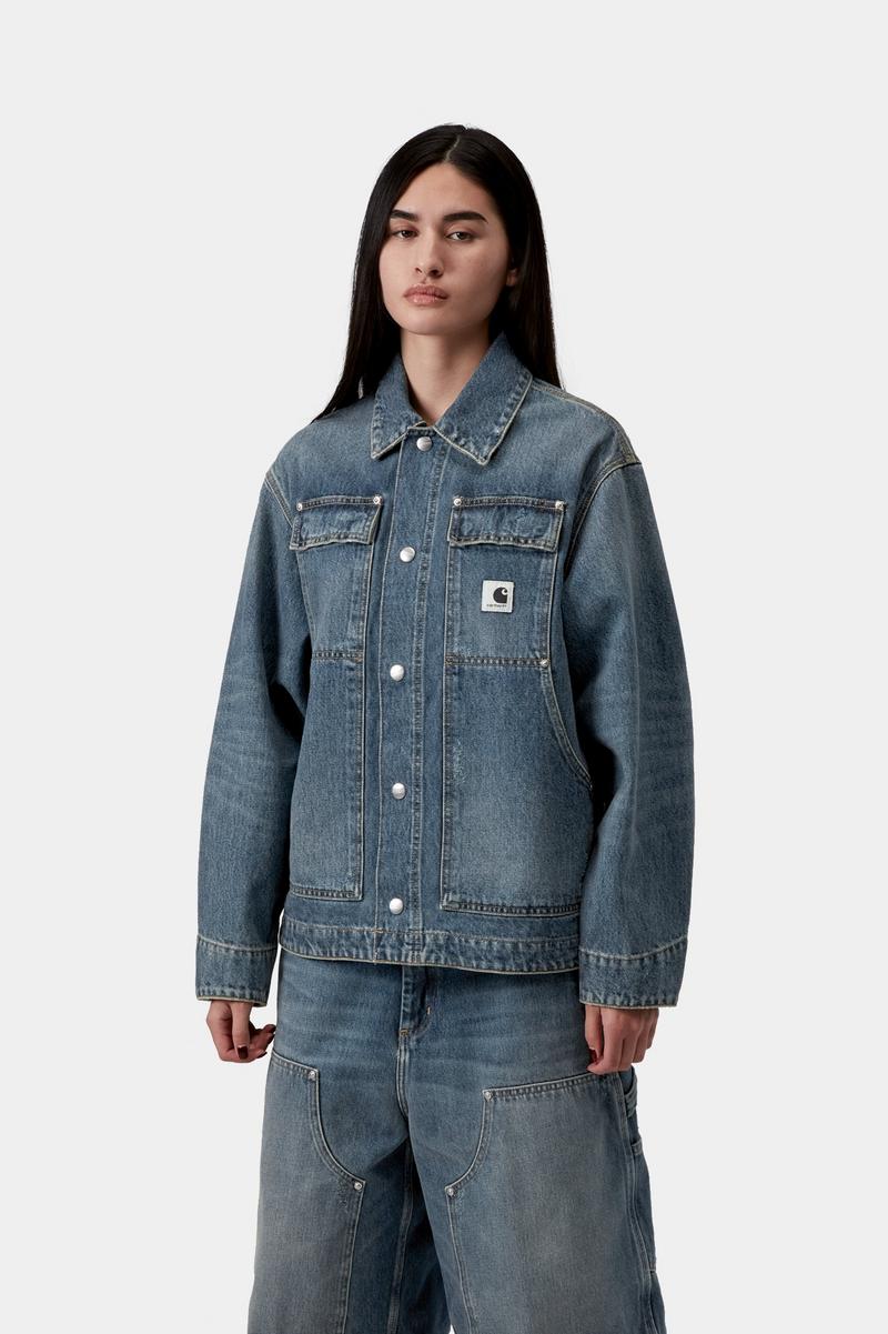 Carhartt OG Arctic Jacket - Blau, Grind-Waschung