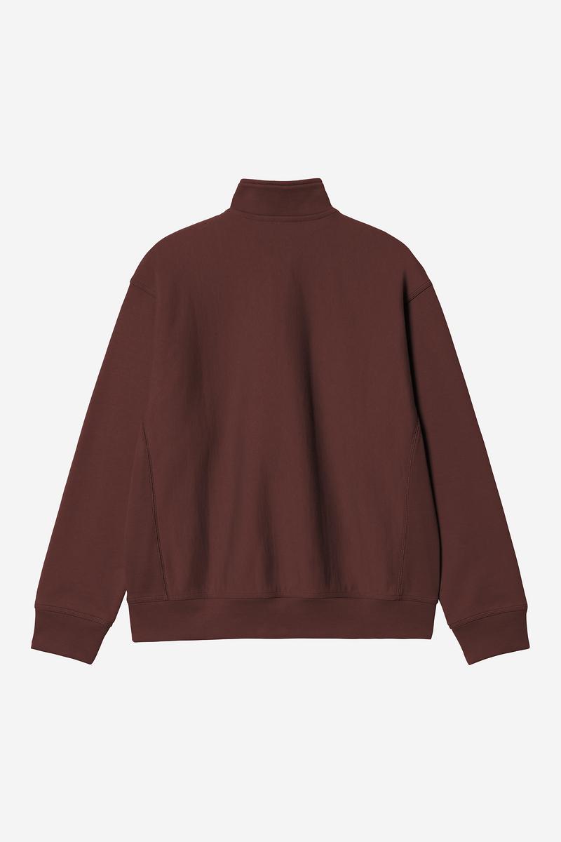 Carhartt Half Zip American Script Sweatshirt - Amarone