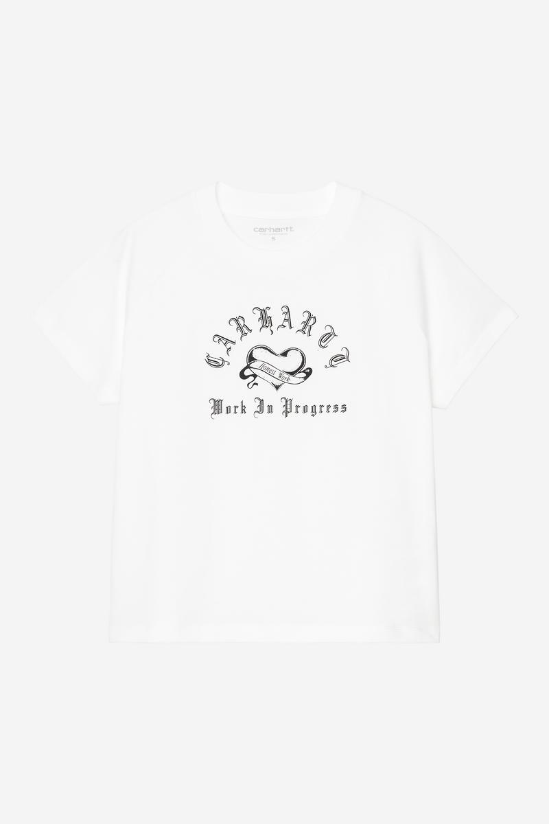 Carhartt S/S Honest Work T-Shirt - Weiß / Schwarz