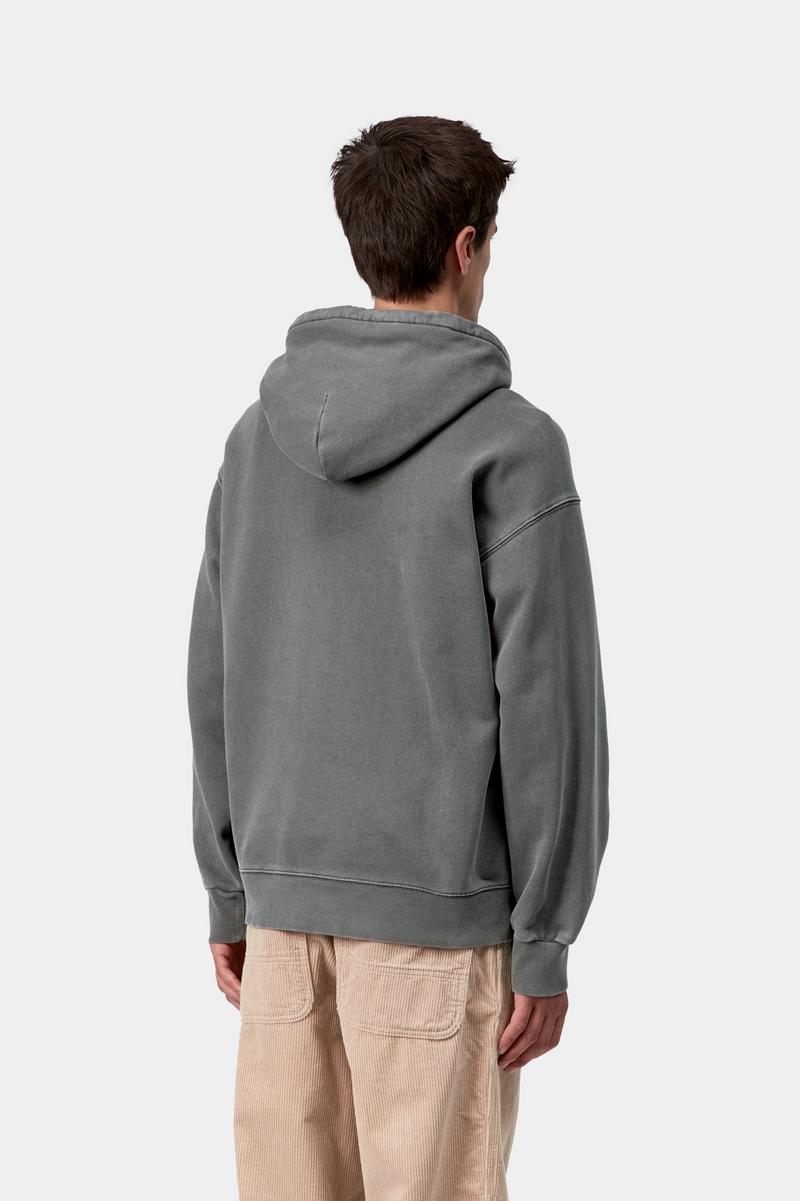 Carhartt Hooded Vista Sweatshirt - Schwarz, stückgefärbt