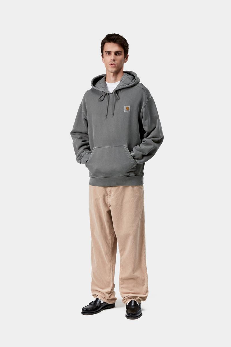 Carhartt Hooded Vista Sweatshirt - Schwarz, stückgefärbt