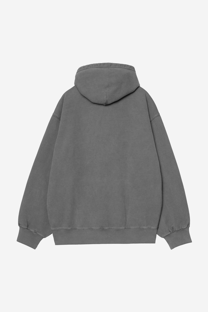 Carhartt Hooded Vista Sweatshirt - Schwarz, stückgefärbt
