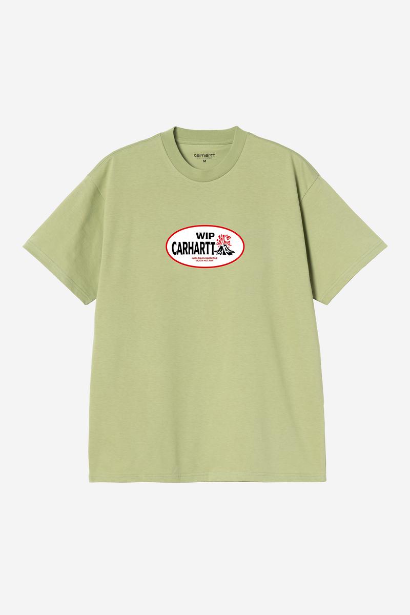 Carhartt S/S Harlequin BBQ T-Shirt - Sanftes Grün
