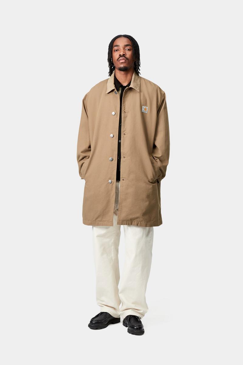 Carhartt Webster Coat - Leder / Leder, gespült