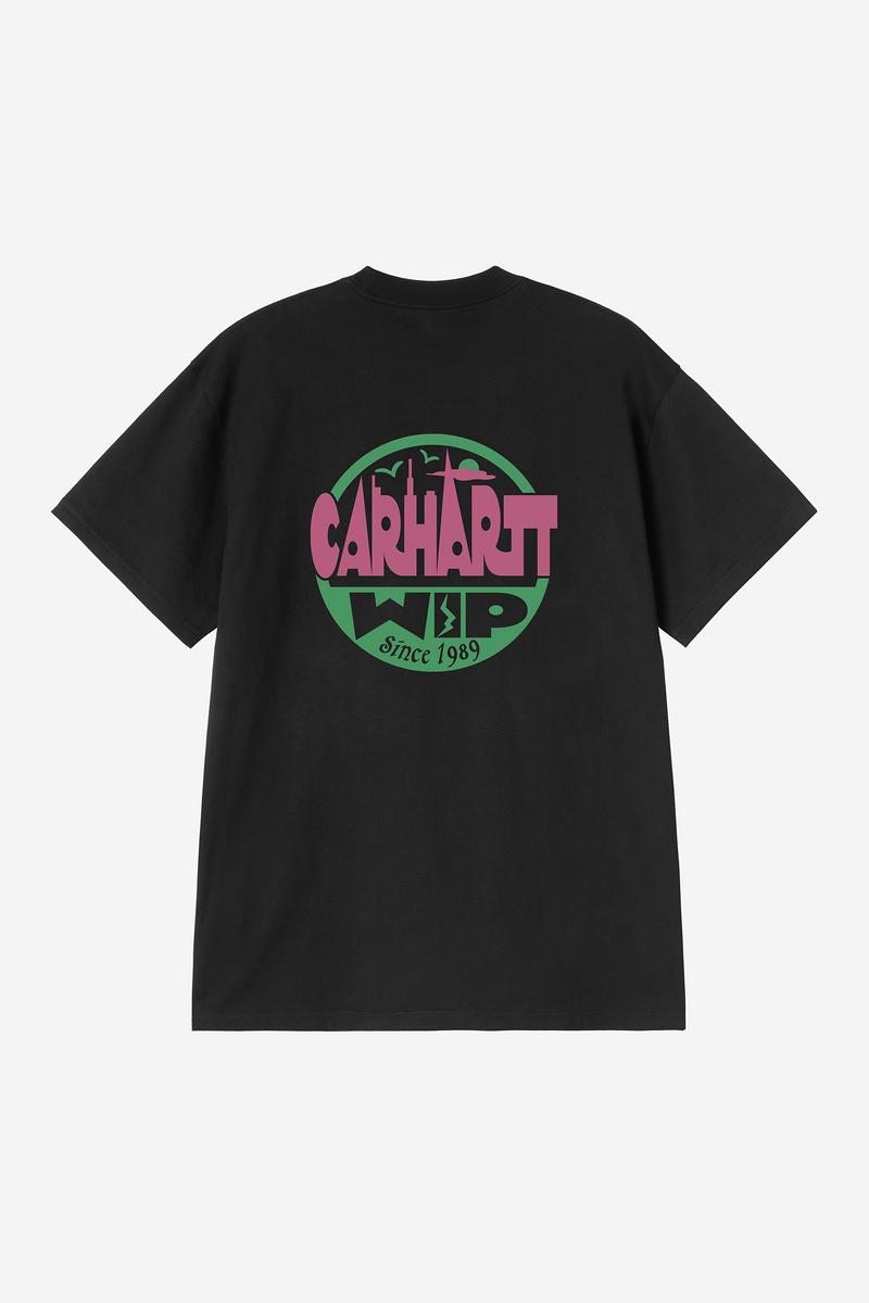 Carhartt S/S Luggage Label T-Shirt - Schwarz