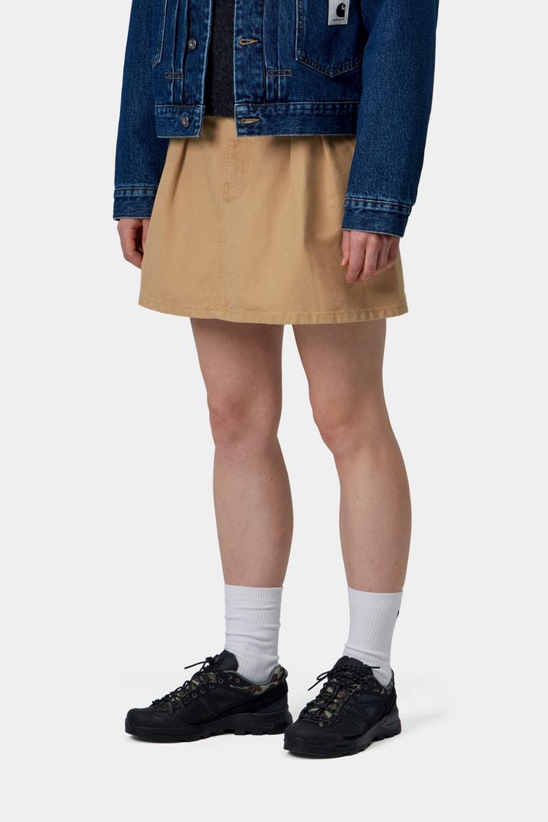 Carhartt Billie Single Knee Skirt - WIP Dusty H, Stonewashed