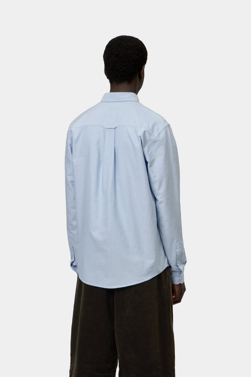 Carhartt L/S C-Logo Shirt - Bleichmittel / Weiß