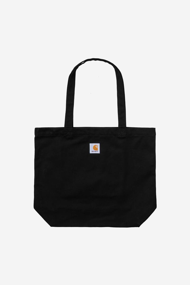 Carhartt Canvas Graphic Tote - Verwöhnter Druck, Schwarz