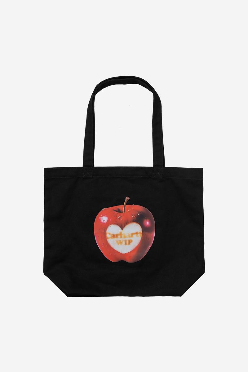Carhartt Canvas Graphic Tote - Verwöhnter Druck, Schwarz