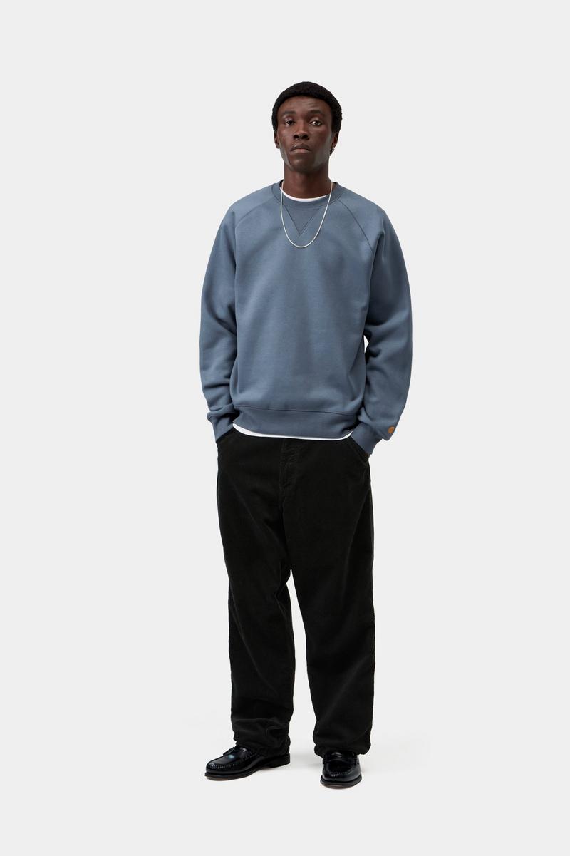 Carhartt Chase Sweatshirt - Eisschild / Gold