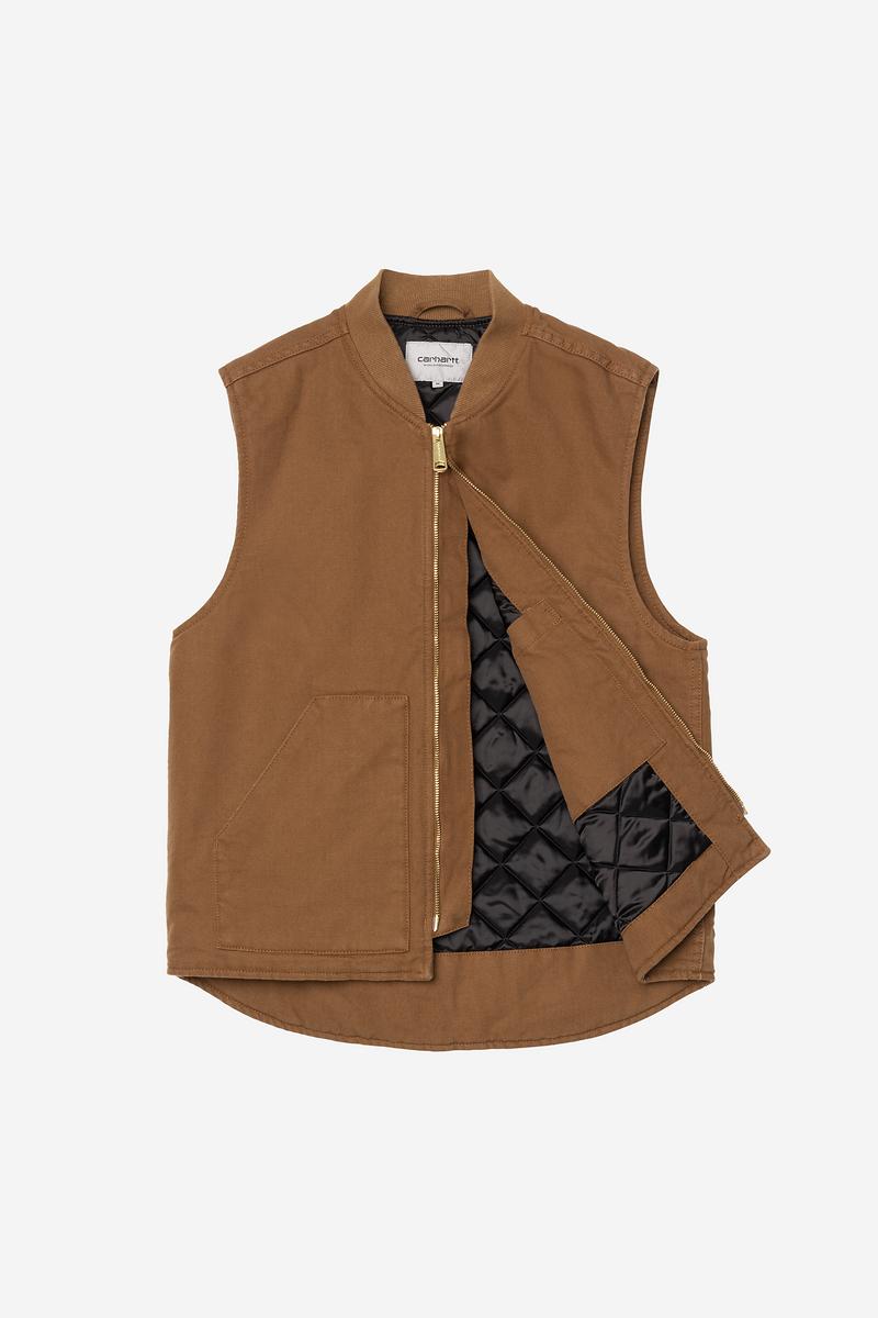 Carhartt Classic Vest - WIP H Braun, gespült