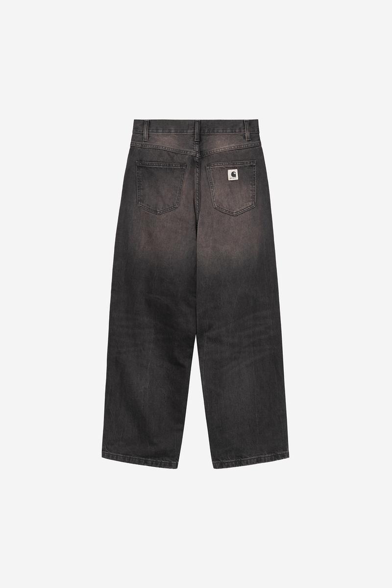 Carhartt Brandon Pant - Schwarz, tabakfarbene Used-Waschung