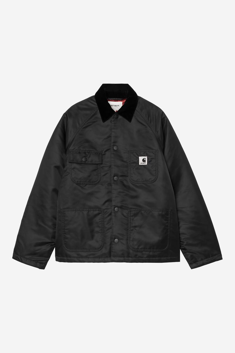 Carhartt Alumni Chore Coat - Schwarz / Scharlachrot