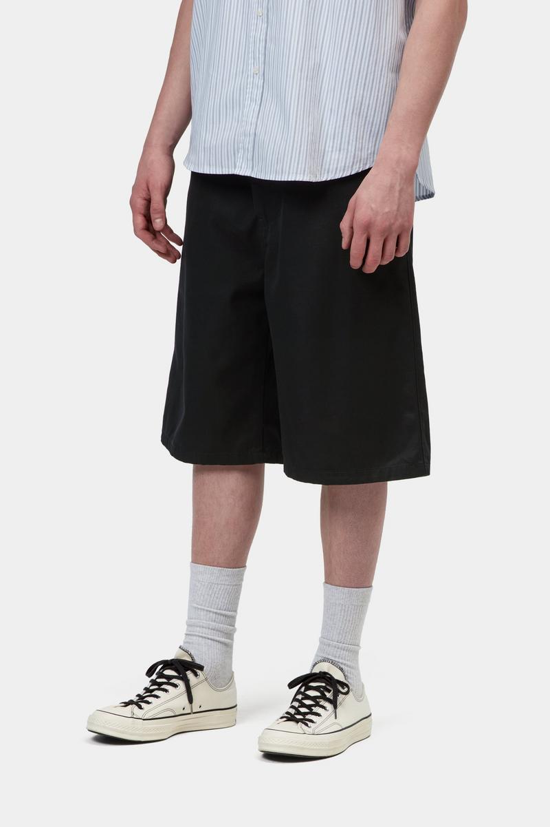 Carhartt Brader Short - Schwarz, gespült